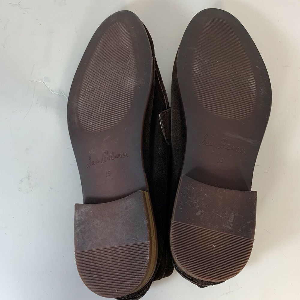 NWOB Sam Edelman Ethan Suede Brown Loafers Size 10 - Picture 7 of 7